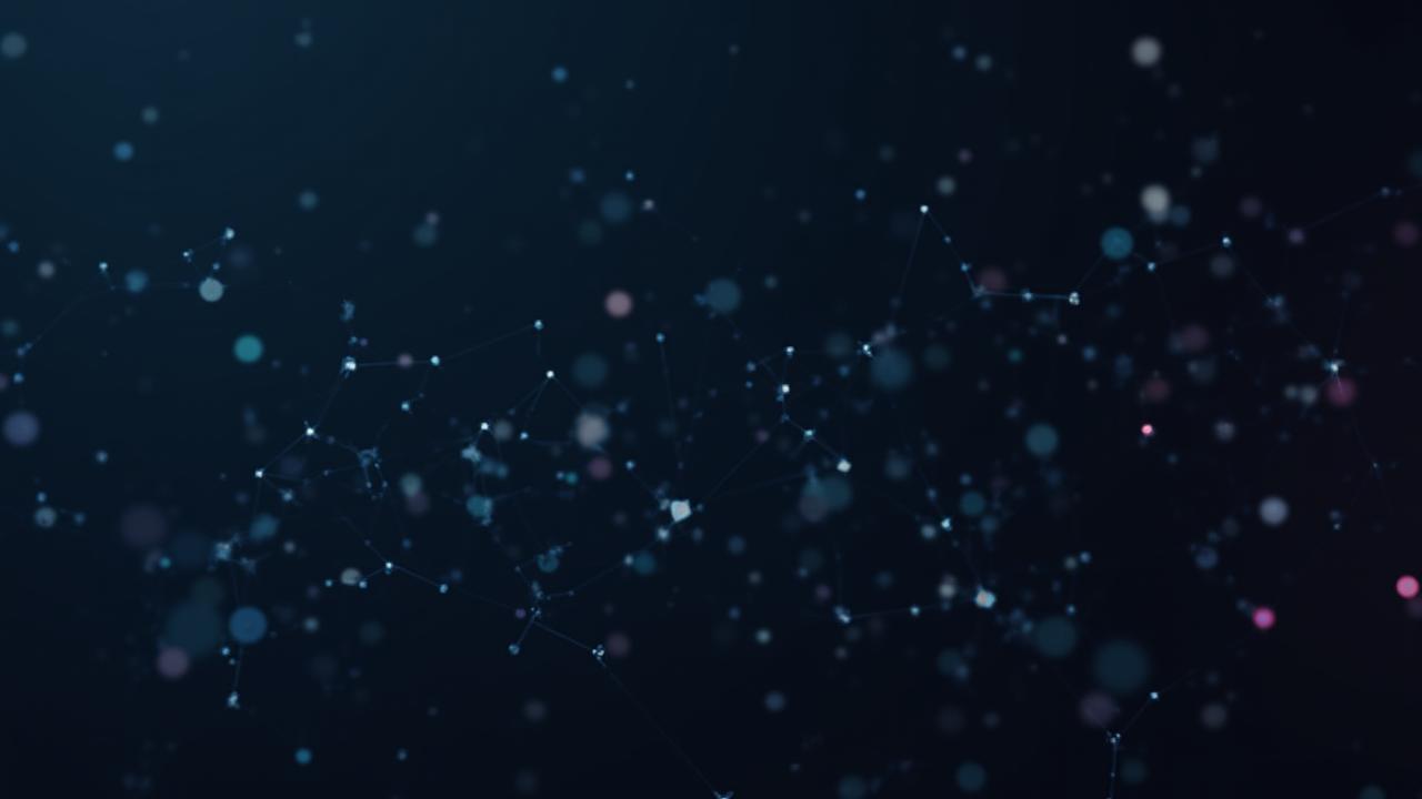 Visualizzazione astratta di nodi sociali