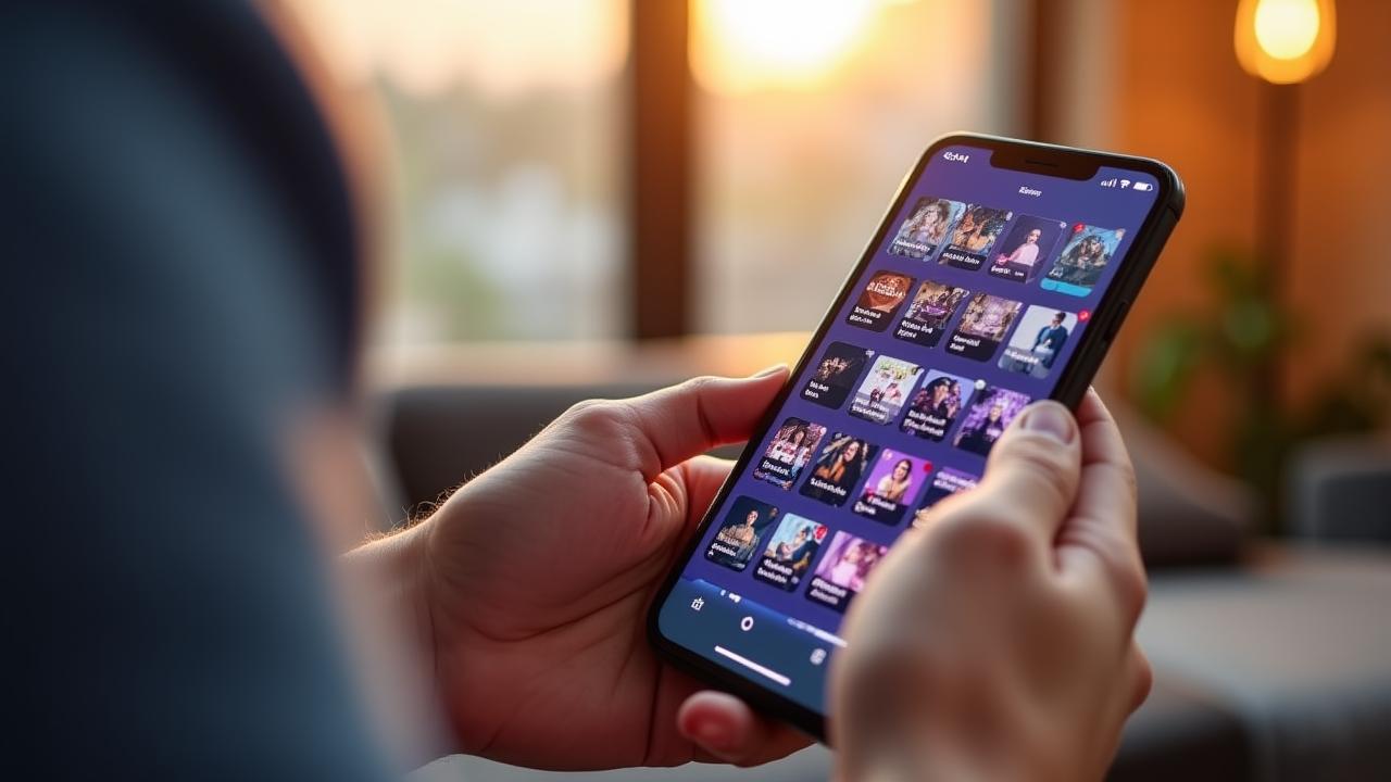 Un utente che naviga tra le categorie video di IntaglioFlux