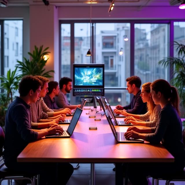 Team di IntaglioFlux al lavoro a Parma