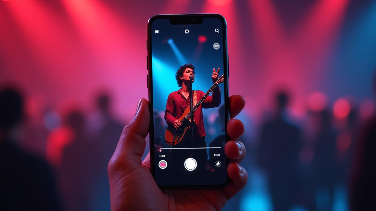 Interfaccia dell'app IntaglioFlux su smartphone di ultima generazione